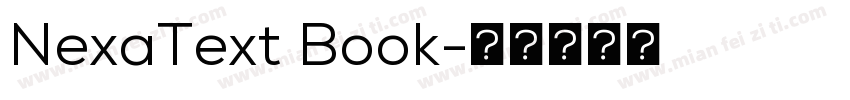 NexaText Book字体转换
